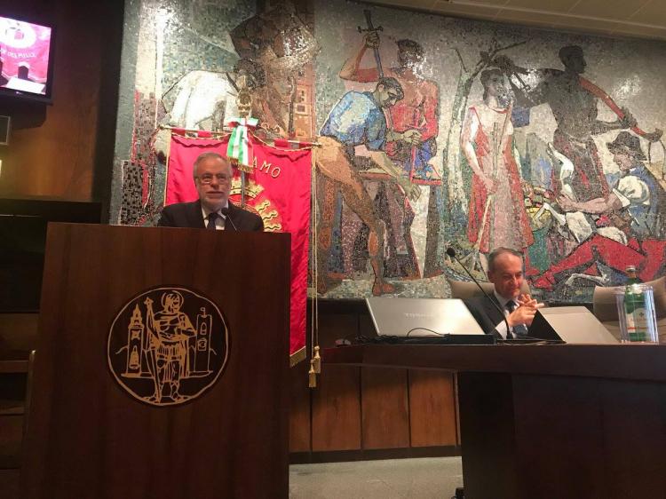 Andrea Riccardi a Bergamo ha ricevuto la cittadinanza onoraria Giovanni XXIII
