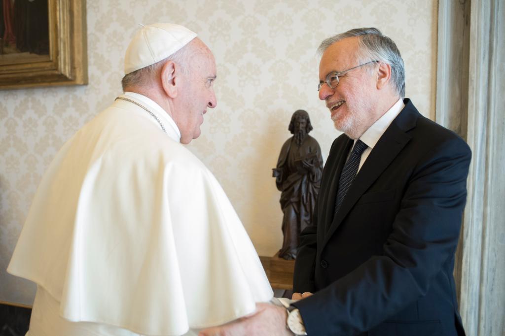 Papa Francesco ha ricevuto in udienza Andrea Riccardi